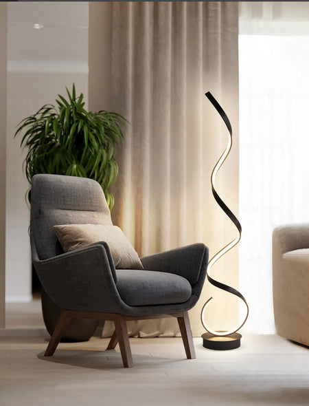 Floor Lamp - Modern LED Strip Minimalist Black White Light SW-36210457 - SWEET-LIGHTS