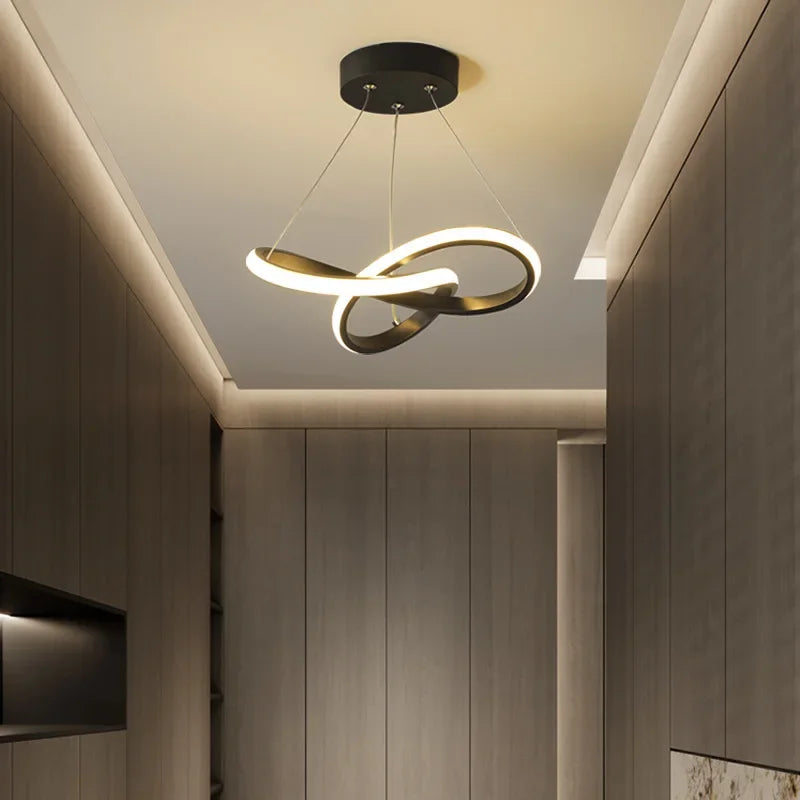 Pendant Light - LED Line Pendant Light Modern 24/30cm Aluminium Hanging Lamps For Indoor Illumination SW-36210567 - SWEET-LIGHTS