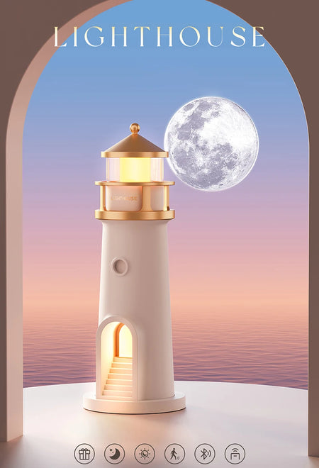 Children Lighting - Floating Moon Lamp Projection Night Light Remote Control Bluetooth Speaker Motion Sensor Room Decor Gift SW-36210458 - SWEET-LIGHTS