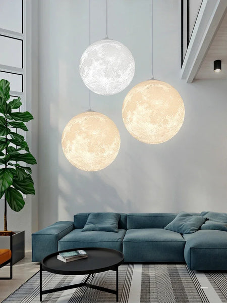 Pendant Light - Modest Ceiling Hanging 3D Moon Lamp SW-36210678 - SWEET-LIGHTS
