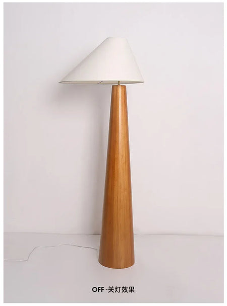 Floor Lamp - Japanese Wabi-sabi Retro Natural Wood Fabric Shade LED Light SW-36210234 - SWEET-LIGHTS