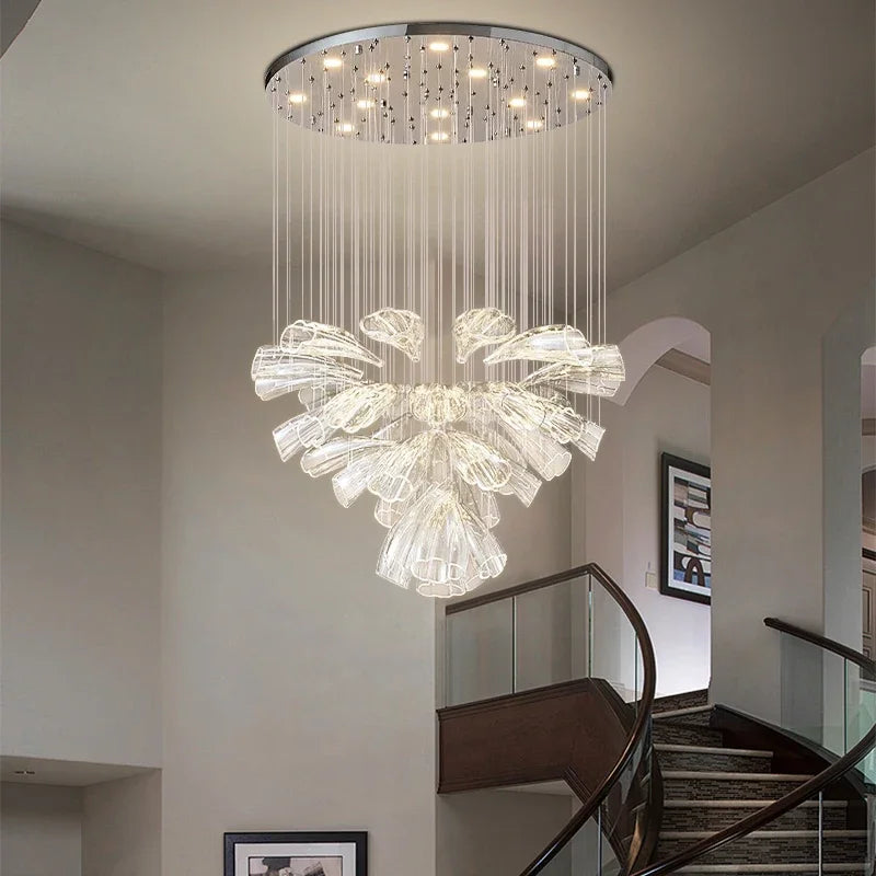 Chandelier - Italy Designer Crystal Glass Pendant Lights Luxury SW-36210457 - SWEET-LIGHTS