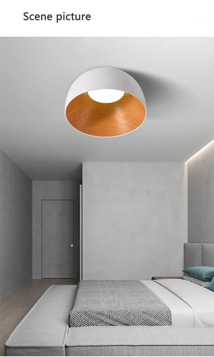 Ceiling Light - Designer Japanese Simple Wood Grain Ceiling Lamp SW-36210567 - SWEET-LIGHTS