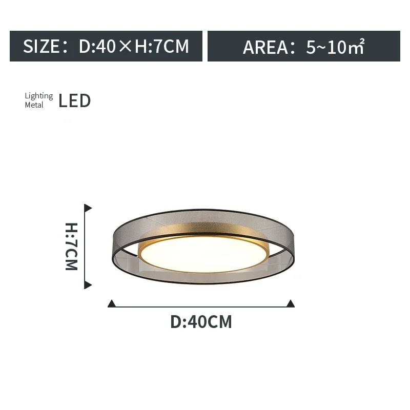 Ceiling Light - LED Ceiling Light All Copper Modern Round Design SW-36210347 - SWEET-LIGHTS