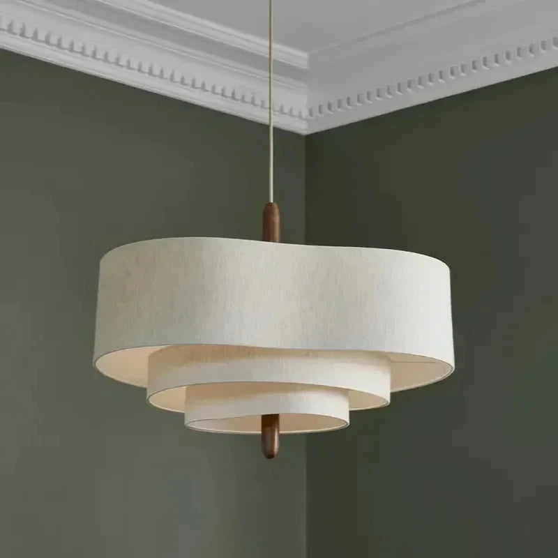 Pendant Light - Japanese Wabi Sabi Cloth Ceiling Chandelier LED Fixture SW-36210458 - SWEET-LIGHTS