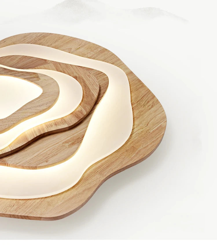 Ceiling Light - Modern Wood Led Ceiling Lamp for Living Room Bedroom Kitchen SW-36210567 - SWEET-LIGHTS