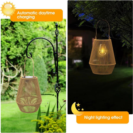 Outdoor Light - 1pcs/2pcs Solar Hand Woven 0.6W Garden Light SW-36210793 - SWEET-LIGHTS
