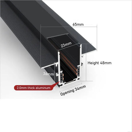 Spotlight - Magnetic Track Light Grille Flood Lamp DC48V Indoor Living SW-36210345 - SWEET-LIGHTS