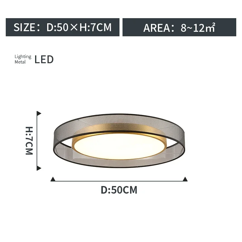 Ceiling Light - LED Ceiling Light All Copper Modern Round Design SW-36210347 - SWEET-LIGHTS