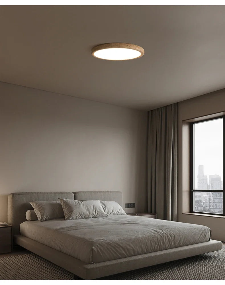 Ceiling Light - Modern Cream Style Bedhead Fixture Yellow Travertine LED SW-36214578 - SWEET-LIGHTS